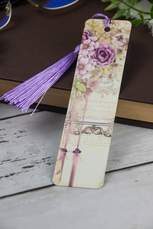 Purple Rose Bookmark