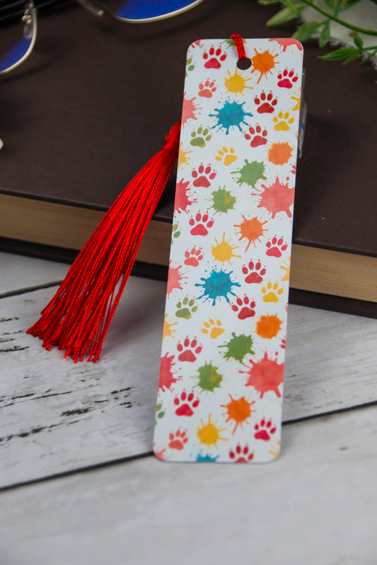 Paw Splash Bookmark