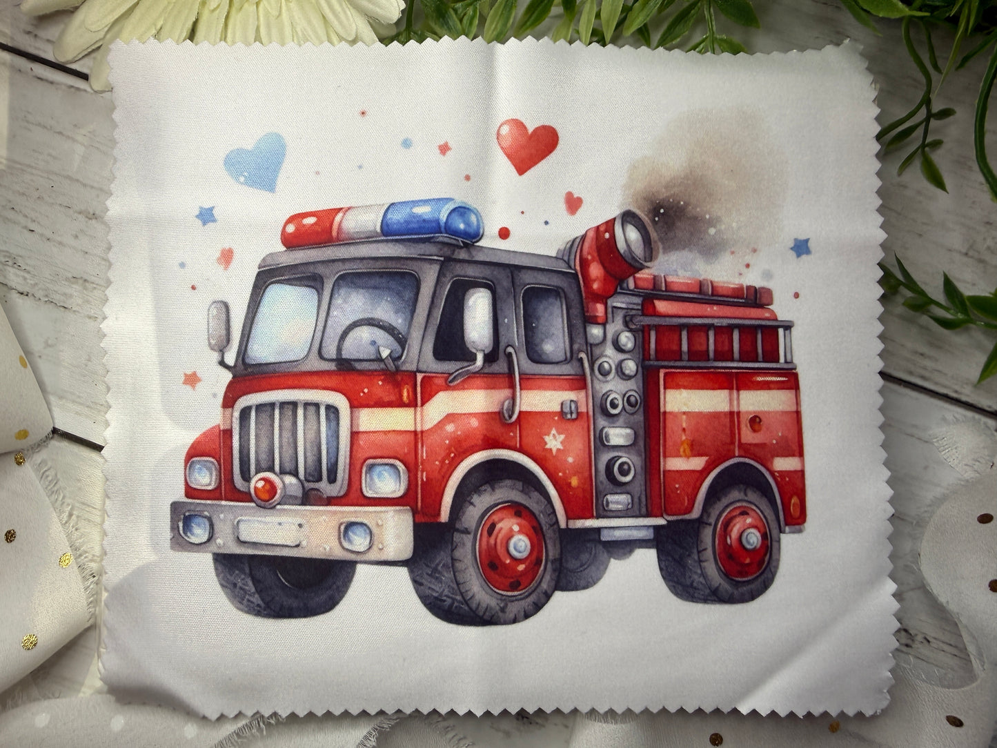 Fire Truck Eye Glass/Lens Cleaner