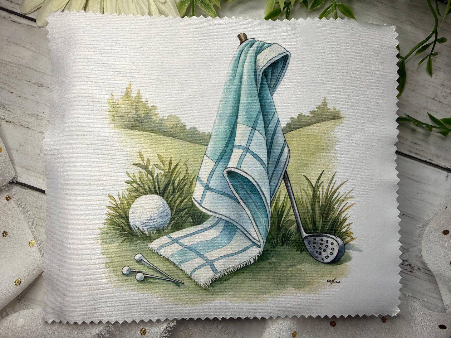 Golf Towel Eye Glass/Lens Cleaner