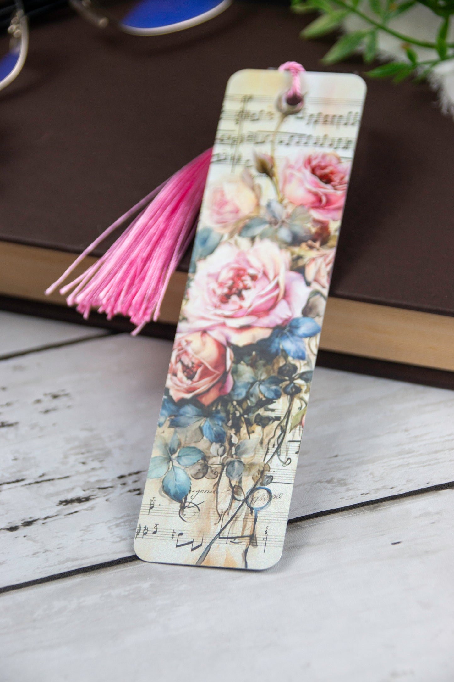 Pink Flower Bookmark