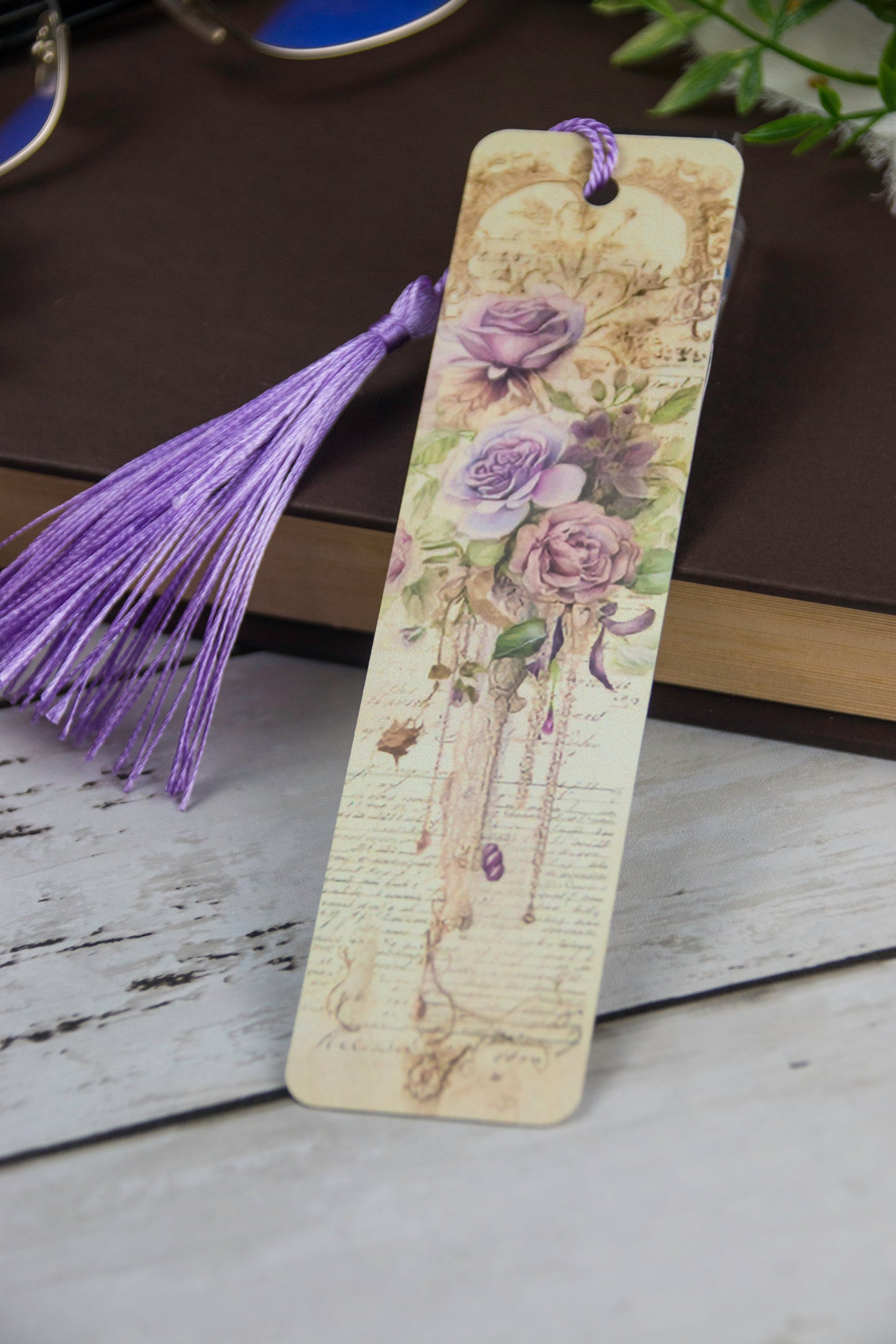 Purple Rose Bookmark