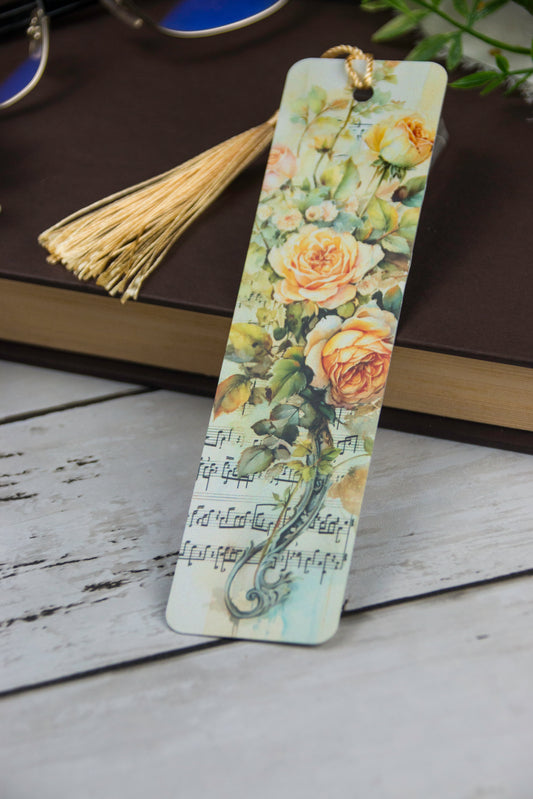 Peach Flower Bookmark