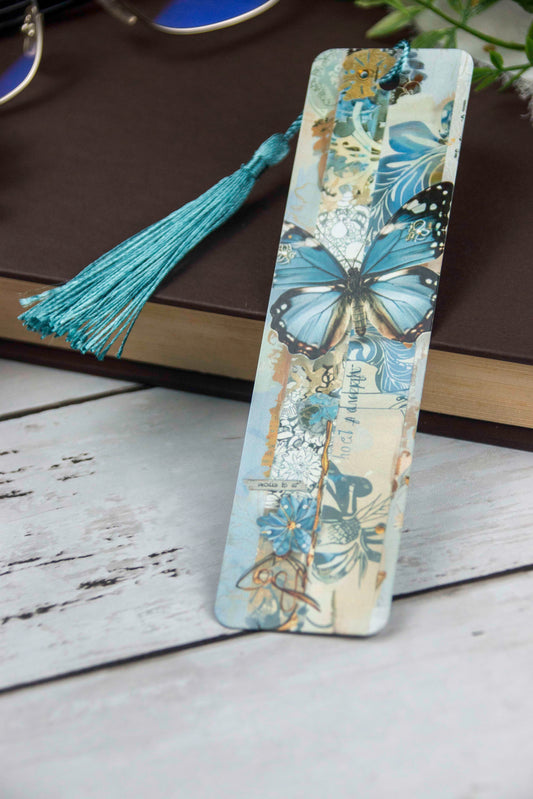Butterfly Collage Bookmark