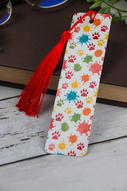 Paw Splash Bookmark