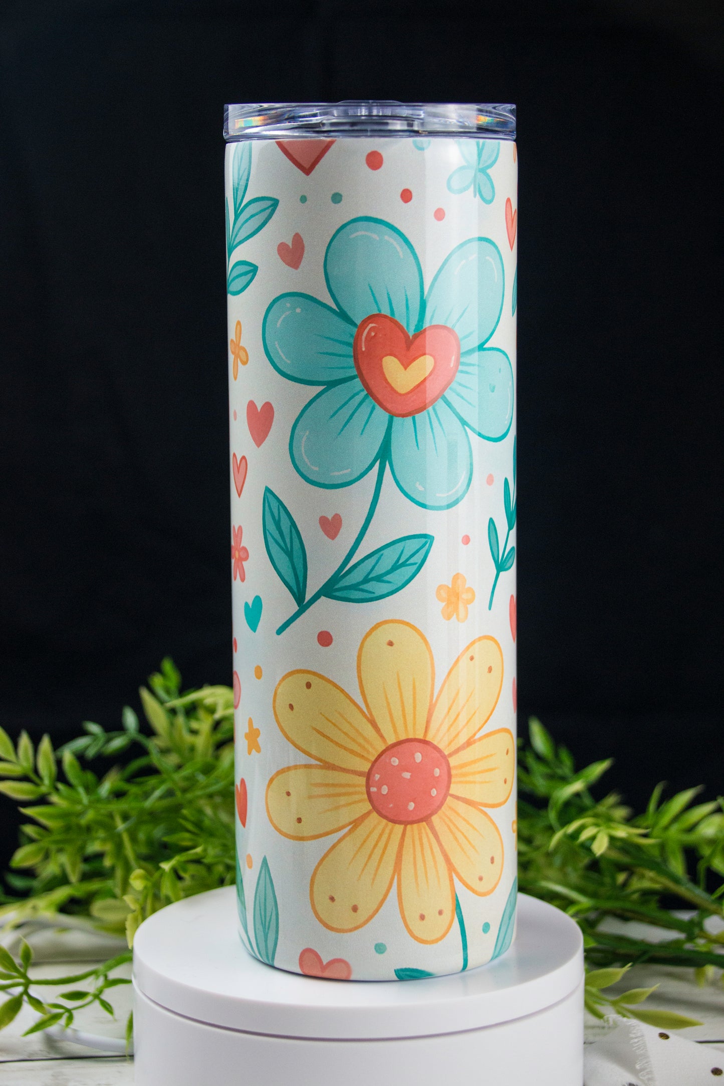 Flower Tumbler-20 oz