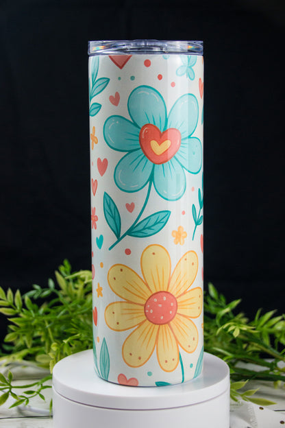 Flower Tumbler-20 oz