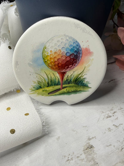 Golf Ball Car Coaster