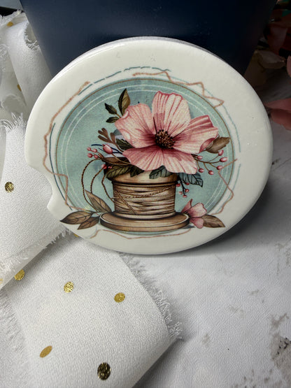Sewing Themed Car Coaster