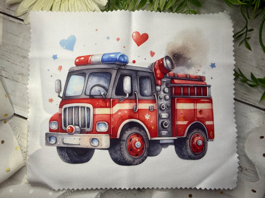 Fire Truck Eye Glass/Lens Cleaner