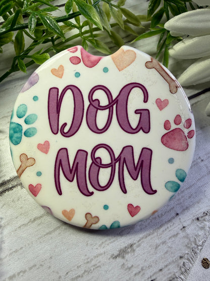 Dog Mom Car Coaster