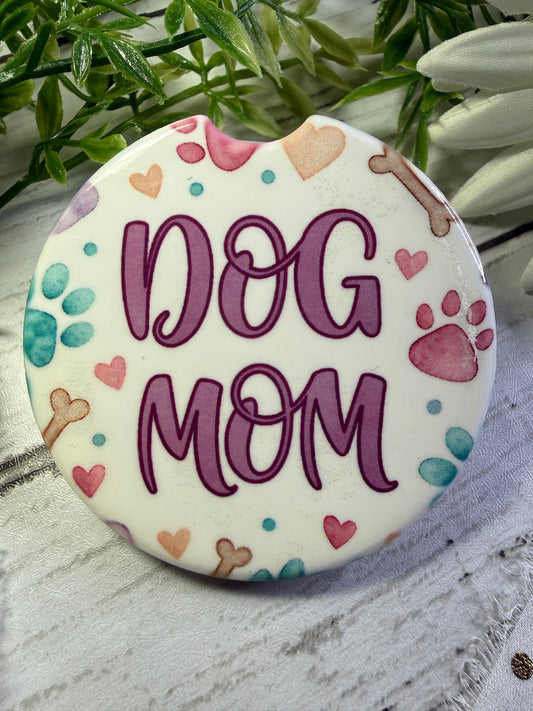 Dog Mom Car Coaster