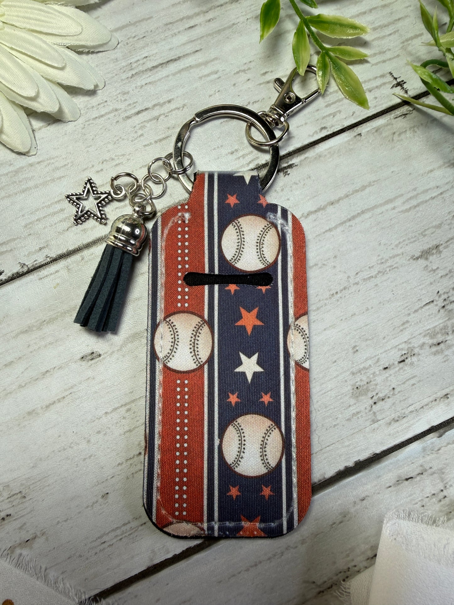 Baseball Themed Chapstick Holder