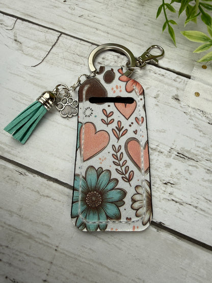Hearts and Paw Chapstick Holder
