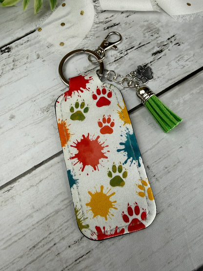 Colorful Paw Chapstick Holder