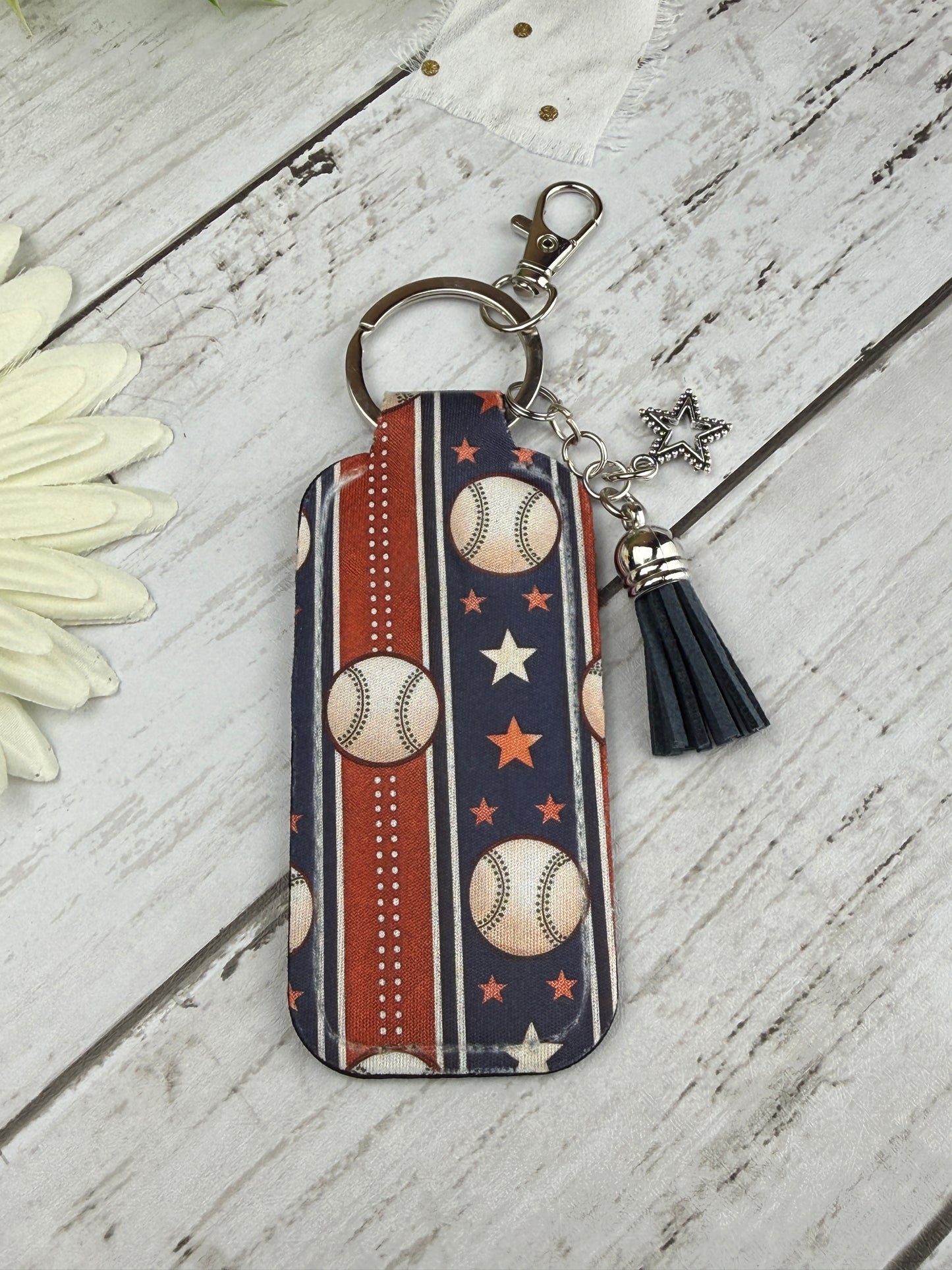 Baseball Themed Chapstick Holder
