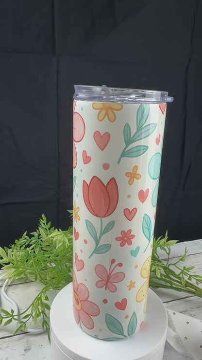Flower Tumbler-20 oz